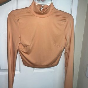 Shein long sleeve with open back never worn